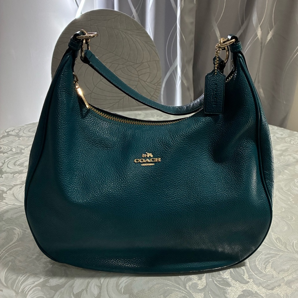 Coach Teal Hobo Bag
